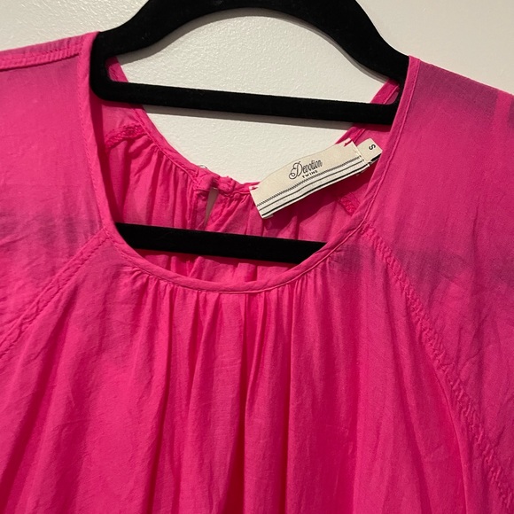 Pink Tiered Dress by Devotion TWINS - Picture 4 of 12